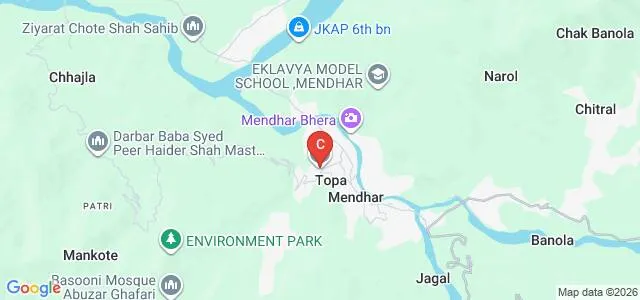 Government Degree College, Mendhar Map