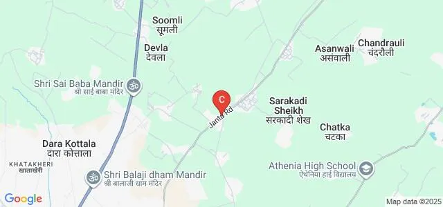 Saharanpur Institute of Advanced Studies, Saharanpur Map