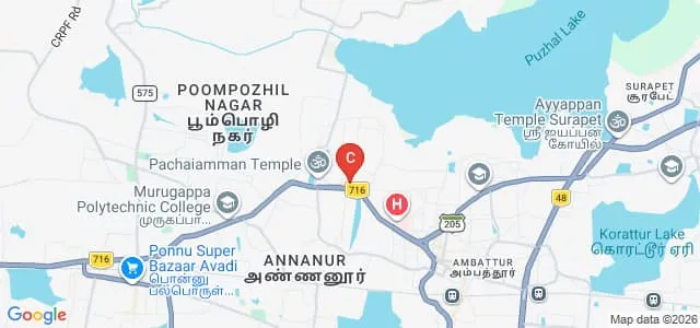 Mangalam College of Education, Chennai Map