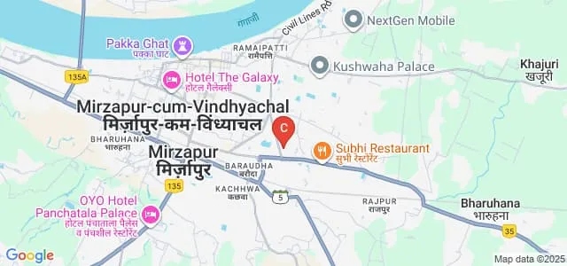 Ghanshyam Binani Academy of Management Sciences, Mirzapur Map