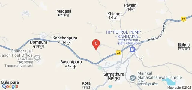Khatu Shyam Mahavidyalaya, Dholpur Map