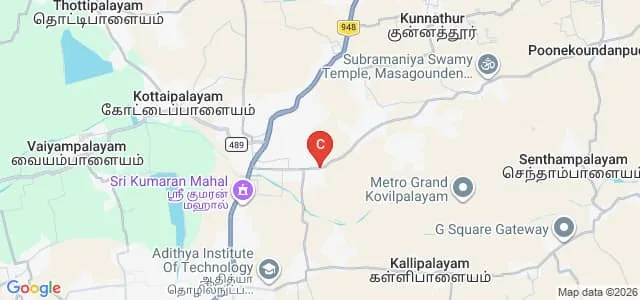 Vivekananda Institute of Management Studies, Coimbatore Map