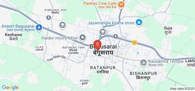Ganesh Dutt College, Begusarai Map