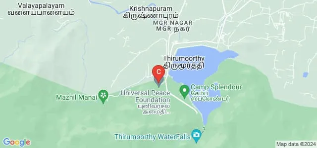 Shri Paranjothi Yoga College, Udumalpet Map