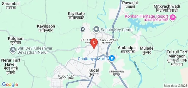 Victor Dantas Law College, Kudal Map