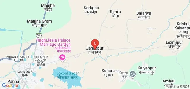 Swami Vivekanand Mahavidyalaya, Panna Map
