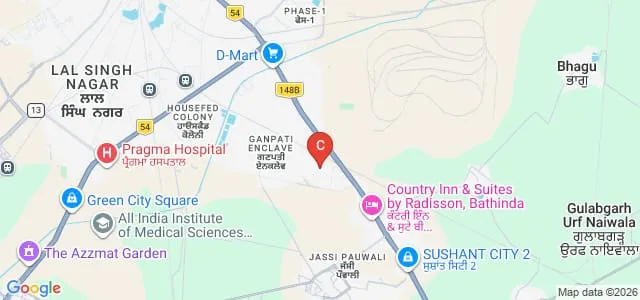 Department of Pharmaceutical Sciences and Natural Products, Central University of Punjab, Bathinda Map
