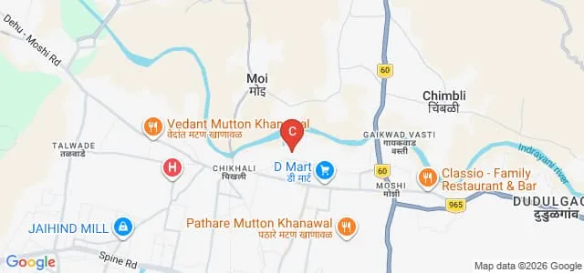 SNBP College of Pharmacy, Chikhali, Pune Map