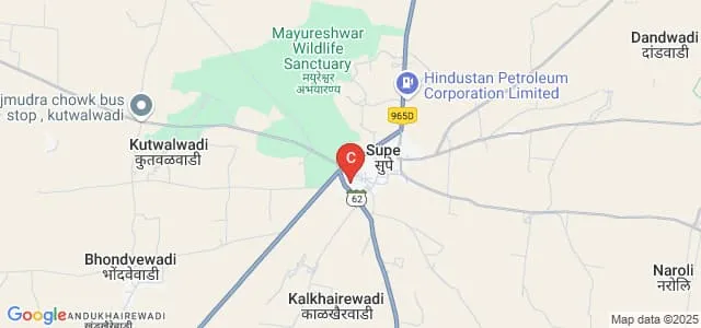 Vidya Pratishthan's Supe Arts, Science and Commerce College, Baramati Map