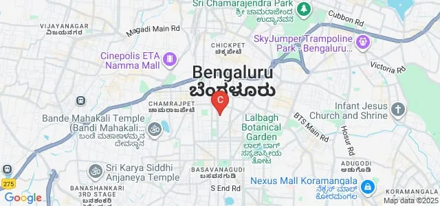 Visveswarapura College of Law, Bangalore Map