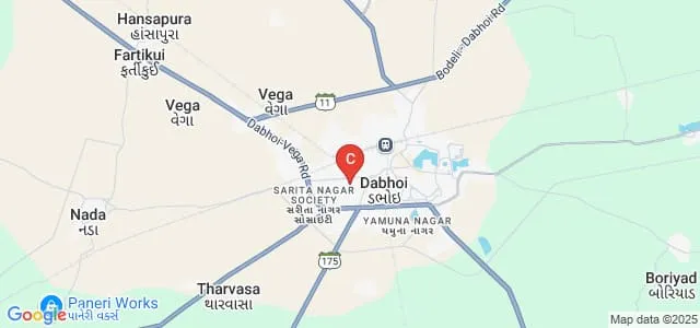 Late Madhavlal Fulshankar Vaidhya Self Finance Law College, Dabhoi Map