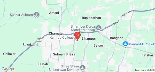 Kamrup College, Nalbari Map