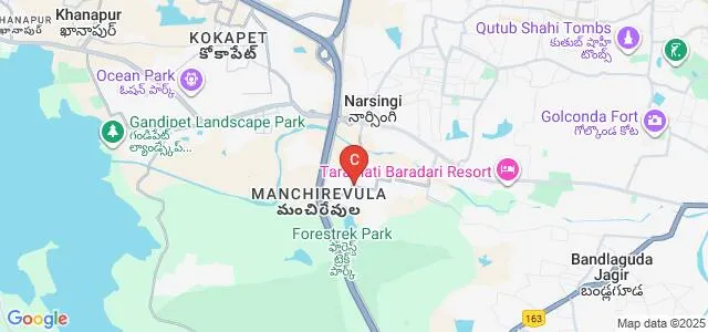 PRR College of Commerce and Management, Manchirevula Map