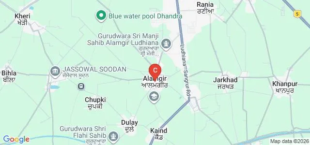 BNSM Girls College, Ludhiana Map