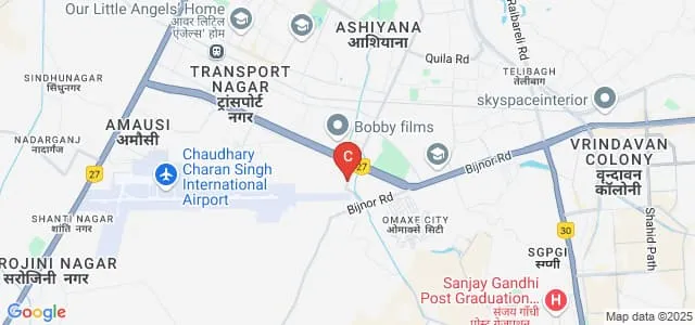 Azad Institute of Engineering and Technology, Lucknow Map