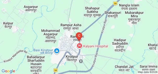 Rama Institute of Higher Education, Kiratpur Map