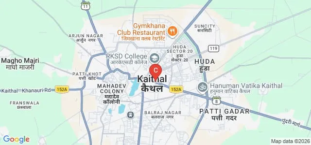 Indira Gandhi Mahila Mahavidyalaya, Kaithal Map