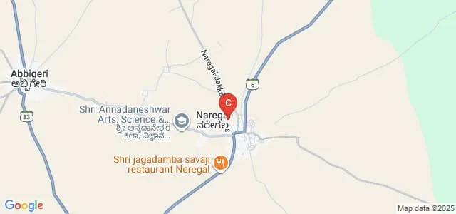 Sri Mariyappa Balappa Kalakonnavar Government First Grade College, Naregal Map