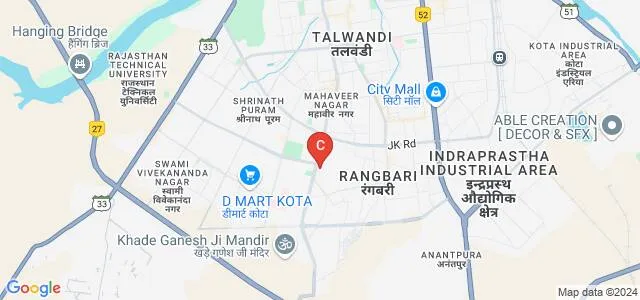 Maharshi Gatuam Teachers Training College, Kota Map