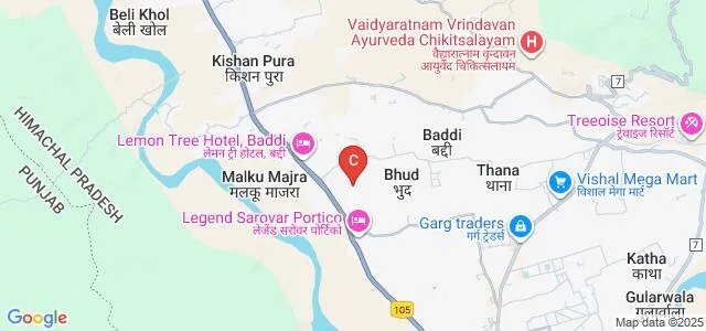 Bhojia Dental College and Hospital, Solan Map