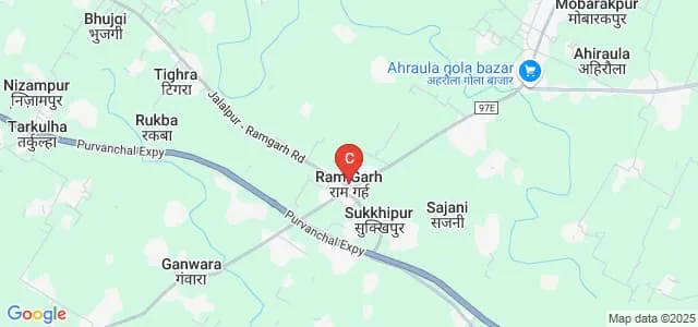 Maa Reeta Mahila Mahavidyalaya, Ambedkar Nagar Map
