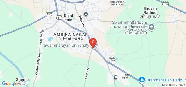 Shree Swaminarayan Ayurvedic College, Kalol Map