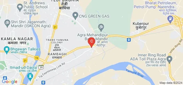 Mata Surajmukhi Girls Degree College of Commerce and Economics, Agra Map