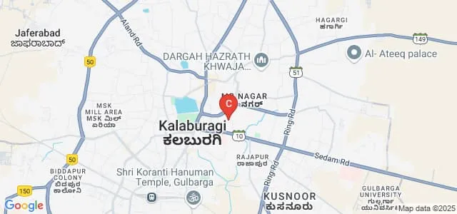 Dr Ambedkar College of Arts and Commerce, PG Centre, Gulbarga Map