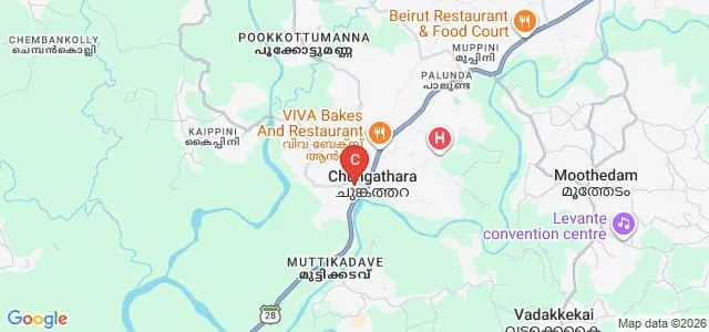 Marthoma College, Chungathara Map