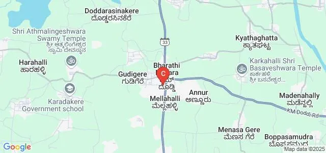 Smt Padma G Madegowda College of Nursing, Mandya Map