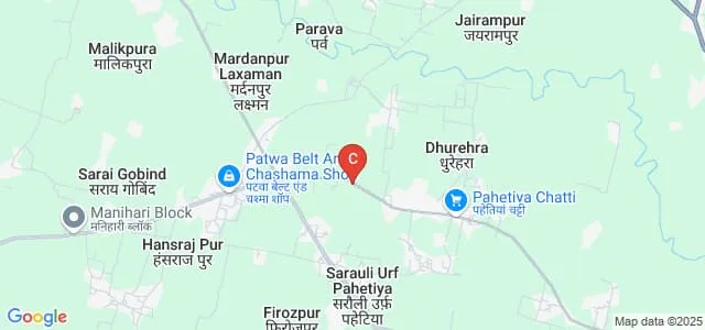 Dulari Mahila Mahavidyalaya, Ambedkar Nagar Map
