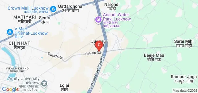 Maa Bhagwati Educational Institute, Lucknow Map