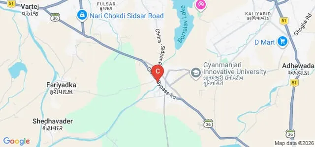 District Institute of Education and Training, Bhavnagar Map