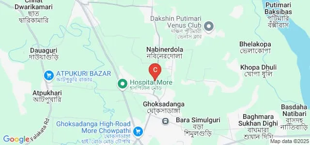 Ghoksadanga Birendra Mahavidyalaya, Cooch Behar Map