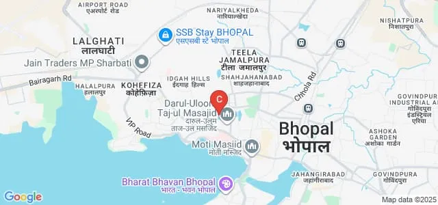 Chirayu College of Nursing, Bhopal Map