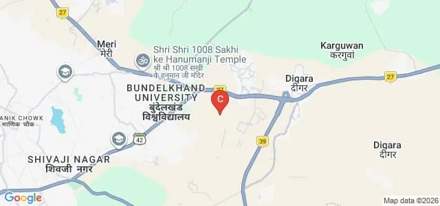 Pt Vasudev Tiwari College of Education, Jhansi Map