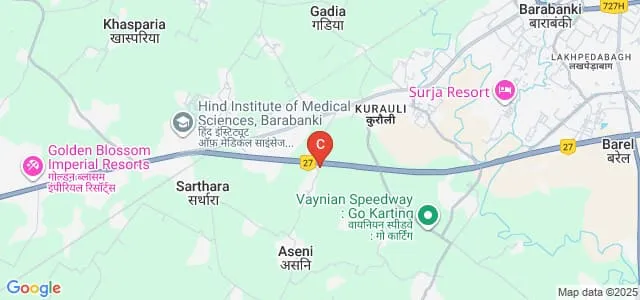 Avadh Law College, Barabanki Map