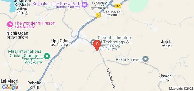 Nathdwara Institute of Engineering and Technology, Nathdwara Map