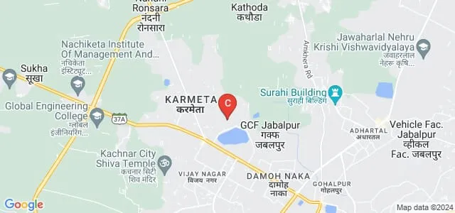 Shri Ram College of Commerce, Jabalpur Map