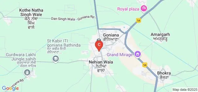 Bhai Asa Singh Girls College, Bathinda Map