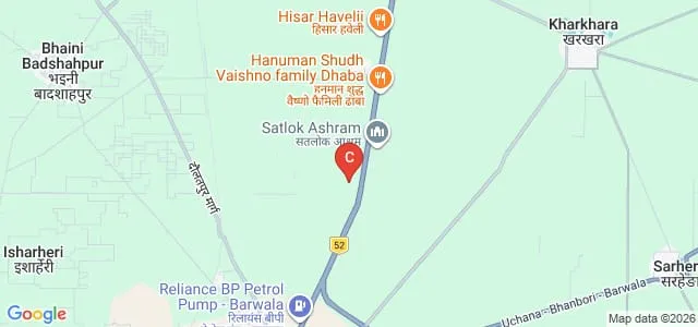 Ambika College of Education, Hisar Map