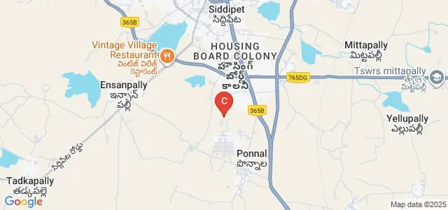Government Degree College for Women, Siddipet Map