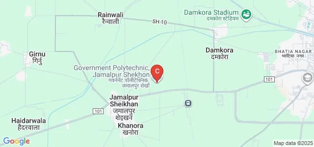 Government Polytechnic, Jamalpur Shekhon Map