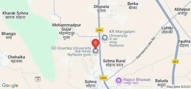 GD Goenka School of Engineering and Sciences, Gurgaon Map