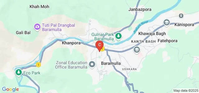 Government Degree College for Women, Baramulla Map