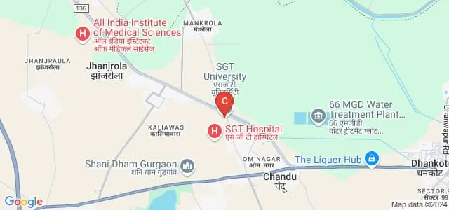 SGT Institute of Engineering and Technology, Gurgaon Map