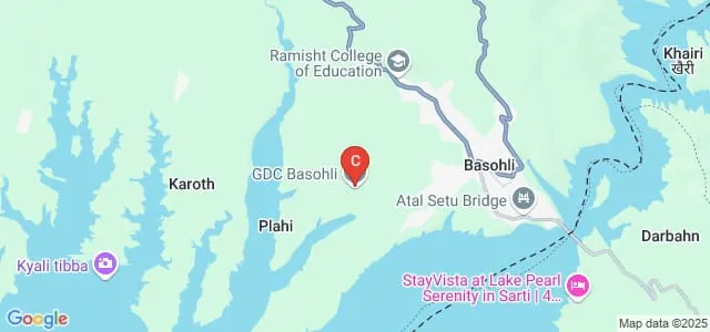 Government Degree College, Basohli Map