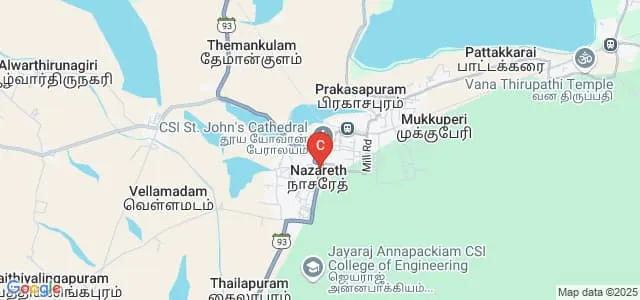 St Lukes Community College, Thoothukudi Map