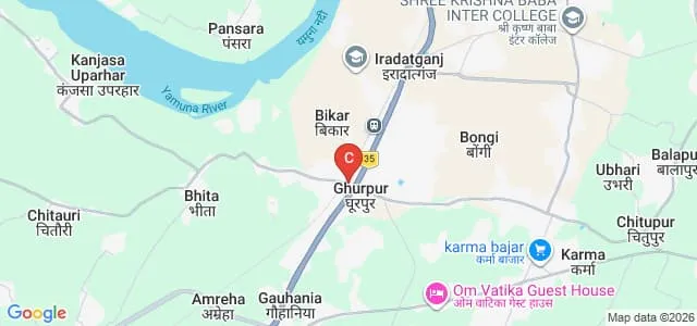 Krishnarpit Institute of Education, Allahabad Map