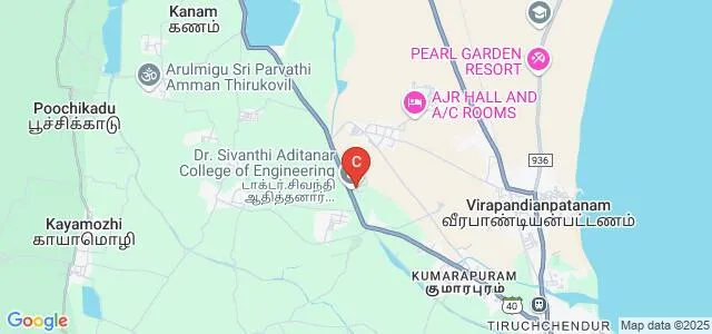 Dr Sivanthi Aditanar College of Engineering, Thoothukudi Map
